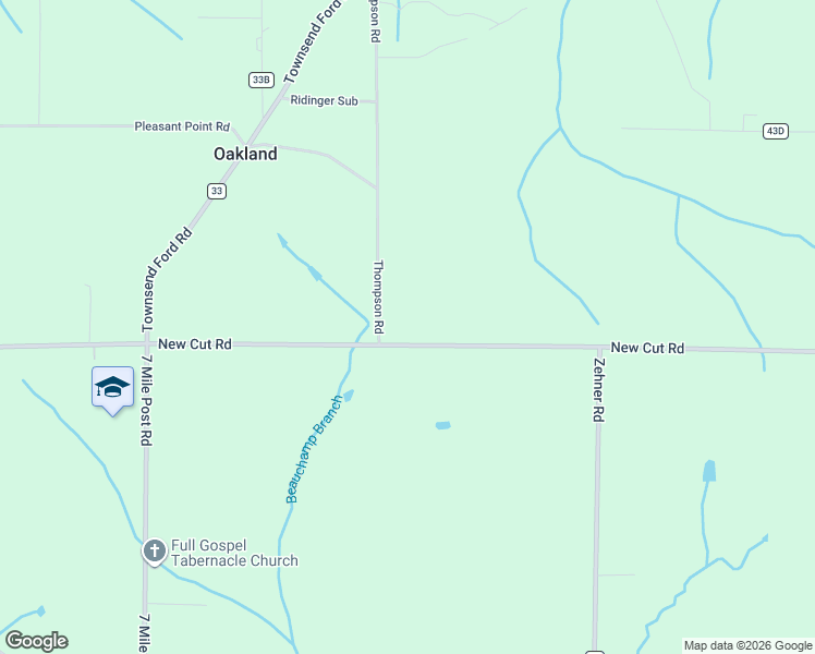 map of restaurants, bars, coffee shops, grocery stores, and more near 18115 Thompson Road in Athens