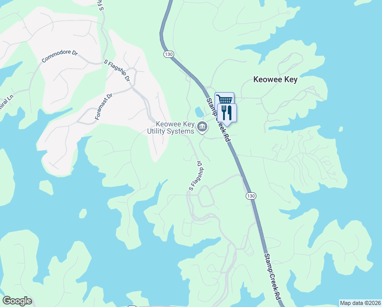 map of restaurants, bars, coffee shops, grocery stores, and more near 206 Harbor Cove Drive in Salem