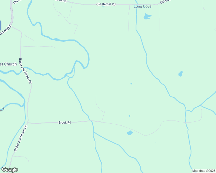 map of restaurants, bars, coffee shops, grocery stores, and more near 657 Brock Road in Chickamauga