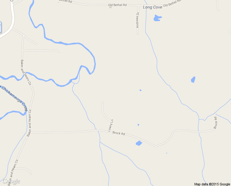 map of restaurants, bars, coffee shops, grocery stores, and more near 657 Brock Road in Chickamauga