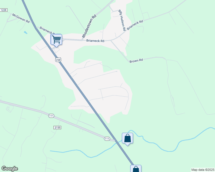 map of restaurants, bars, coffee shops, grocery stores, and more near 109 Spring Leaf Lane in Jacksonville