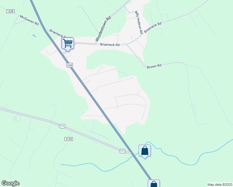 map of restaurants, bars, coffee shops, grocery stores, and more near 105 Spring Leaf Lane in Jacksonville