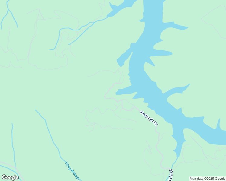 map of restaurants, bars, coffee shops, grocery stores, and more near 2028 Shady Falls Road in Blue Ridge