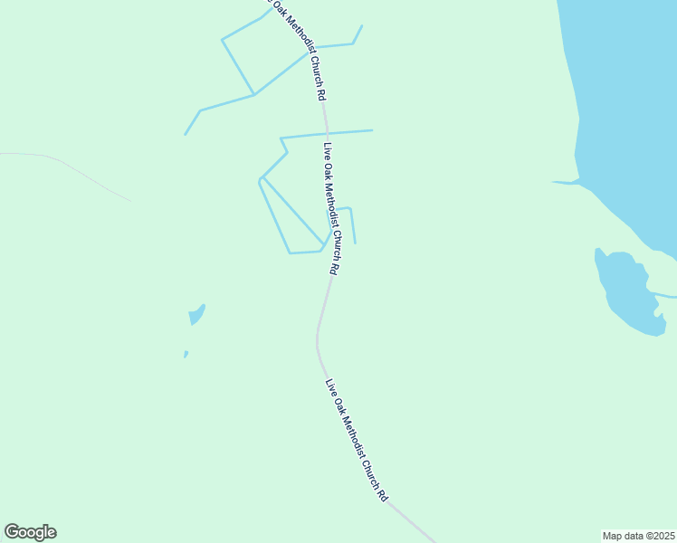 map of restaurants, bars, coffee shops, grocery stores, and more near 1899 Live Oak Methodist Church Road in White Oak