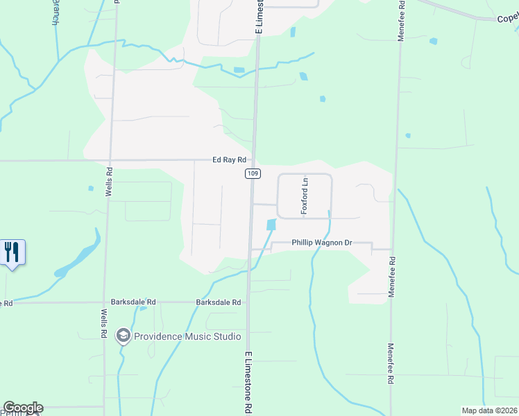 map of restaurants, bars, coffee shops, grocery stores, and more near 27524 Saxon Lane in Athens