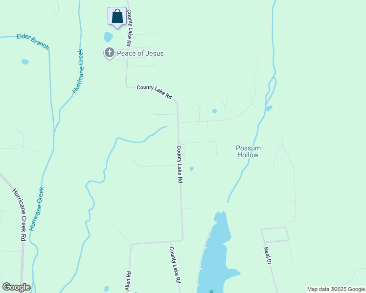 map of restaurants, bars, coffee shops, grocery stores, and more near 2151 County Lake Road in Gurley