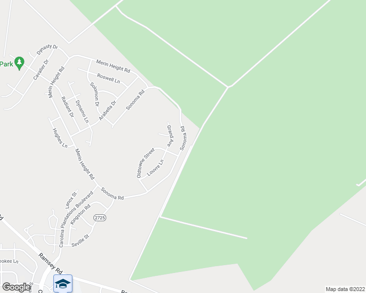 map of restaurants, bars, coffee shops, grocery stores, and more near 372 Sonoma Road in Jacksonville