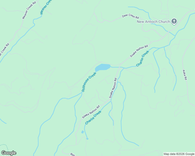 map of restaurants, bars, coffee shops, grocery stores, and more near Oak View Road in Blue Ridge