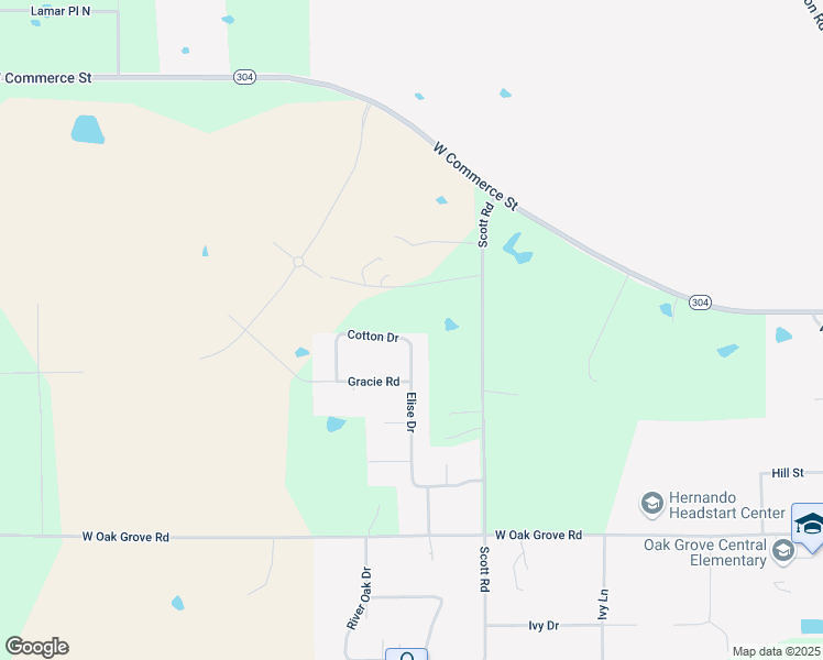 map of restaurants, bars, coffee shops, grocery stores, and more near 1786 Cotton Drive in Hernando