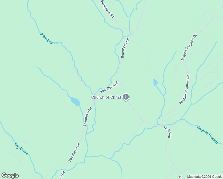 map of restaurants, bars, coffee shops, grocery stores, and more near 10266 Boardtown Road in Cherry Log