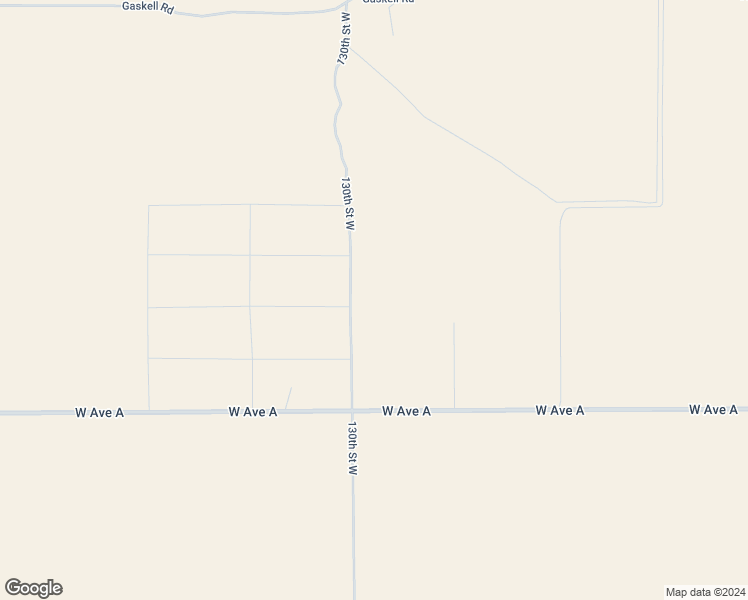 map of restaurants, bars, coffee shops, grocery stores, and more near 130th Street West in Willow Springs