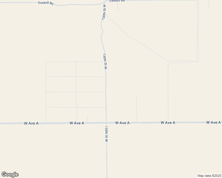 map of restaurants, bars, coffee shops, grocery stores, and more near 130th Street West in Willow Springs