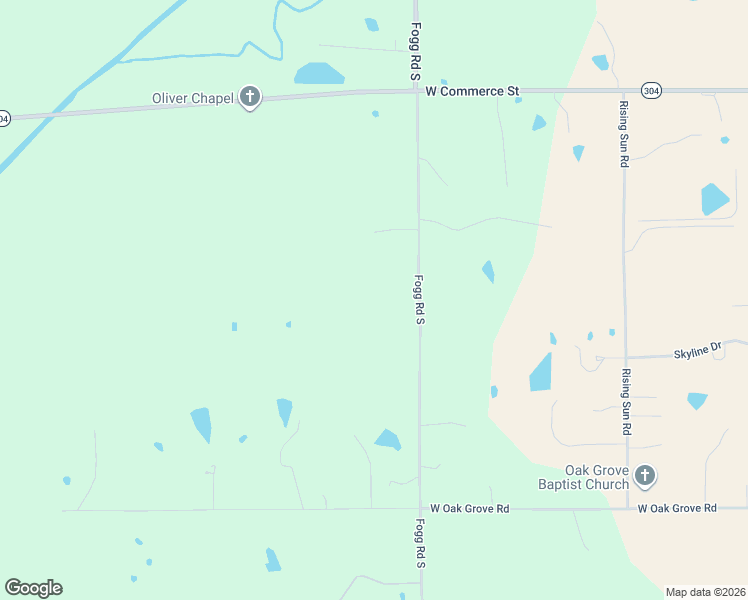 map of restaurants, bars, coffee shops, grocery stores, and more near 2449 Fogg Road South in Hernando