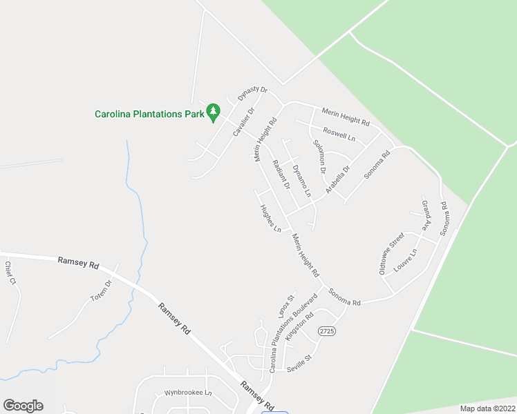map of restaurants, bars, coffee shops, grocery stores, and more near 325 Hughes Lane in Jacksonville