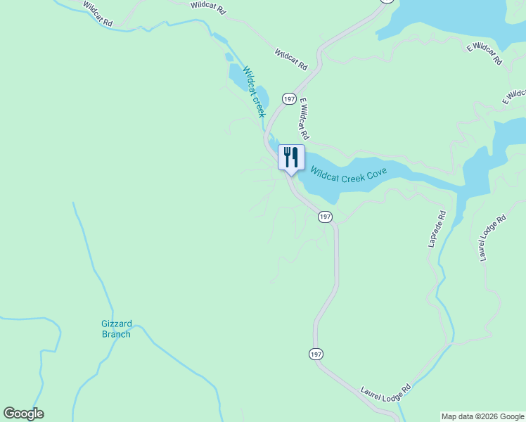 map of restaurants, bars, coffee shops, grocery stores, and more near 181 Pope Dickson Road in Clarkesville