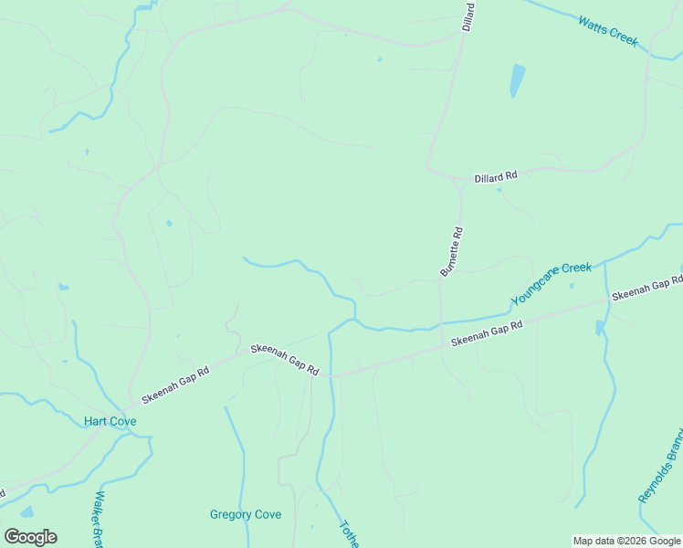 map of restaurants, bars, coffee shops, grocery stores, and more near 3645 Anglers Lane in Blairsville