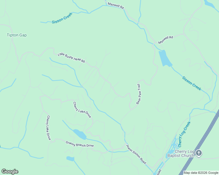 map of restaurants, bars, coffee shops, grocery stores, and more near 1165 Little Bushy Head Road in Blue Ridge
