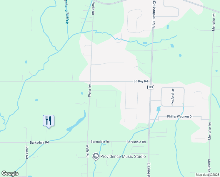 map of restaurants, bars, coffee shops, grocery stores, and more near 27094 Ed Ray Road in Athens