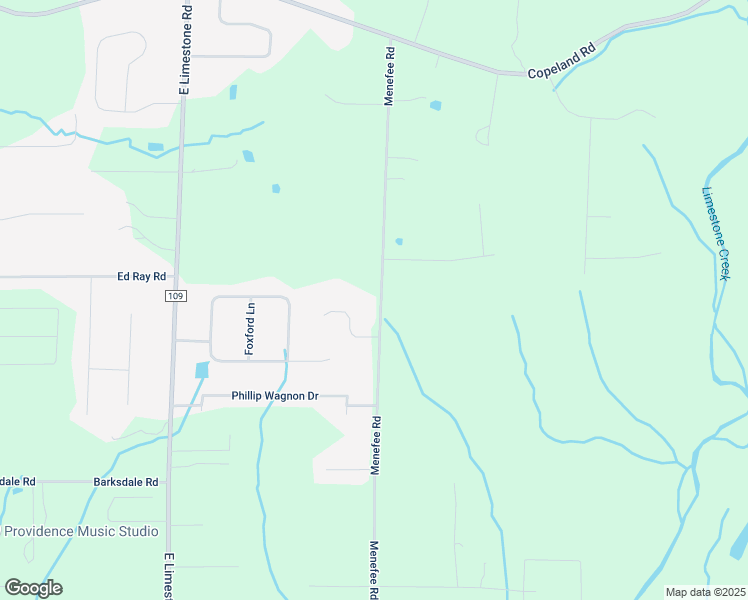 map of restaurants, bars, coffee shops, grocery stores, and more near 18417 Menefee Road in Athens