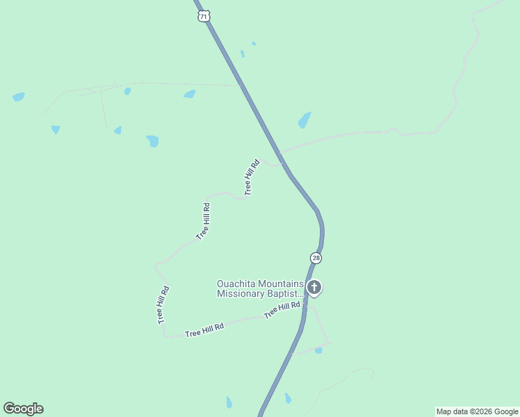 map of restaurants, bars, coffee shops, grocery stores, and more near 7893 Tree Hill Road in Waldron