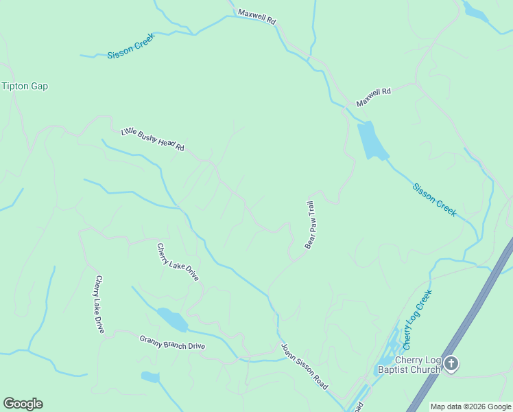 map of restaurants, bars, coffee shops, grocery stores, and more near 26 Loretta Drive in Blue Ridge