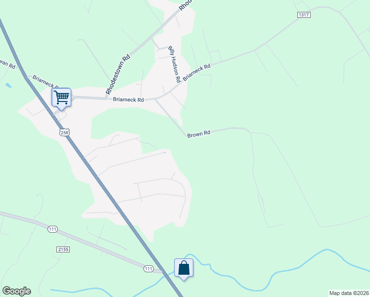 map of restaurants, bars, coffee shops, grocery stores, and more near 144 Brown Road in Jacksonville