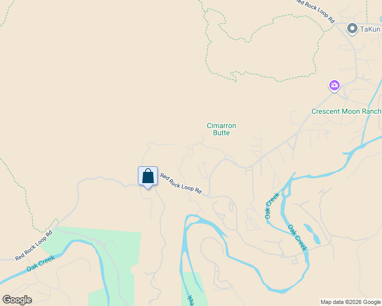 map of restaurants, bars, coffee shops, grocery stores, and more near 75 Cimarron Ridge Drive in Sedona