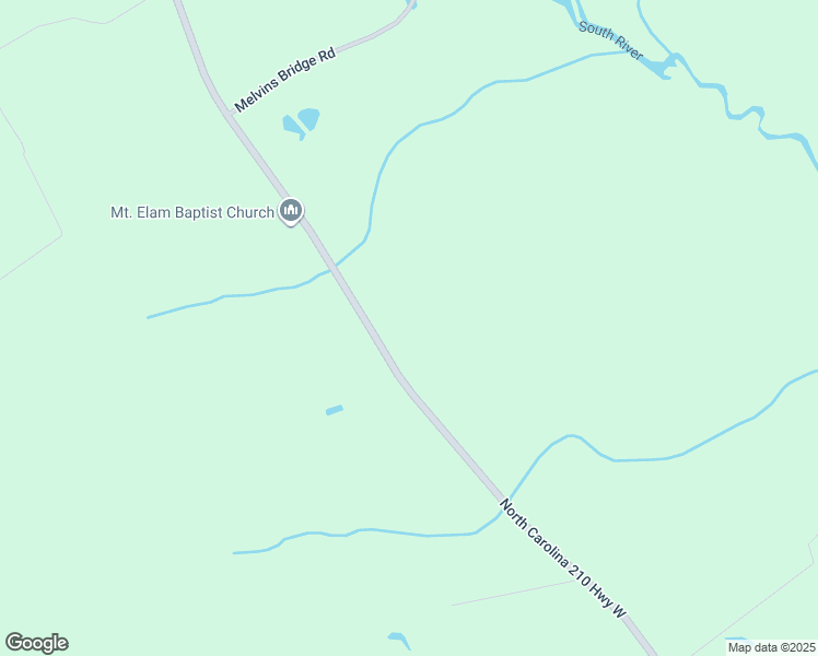 map of restaurants, bars, coffee shops, grocery stores, and more near 6492 North Carolina 210 in Elizabethtown