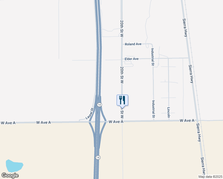 map of restaurants, bars, coffee shops, grocery stores, and more near in Rosamond