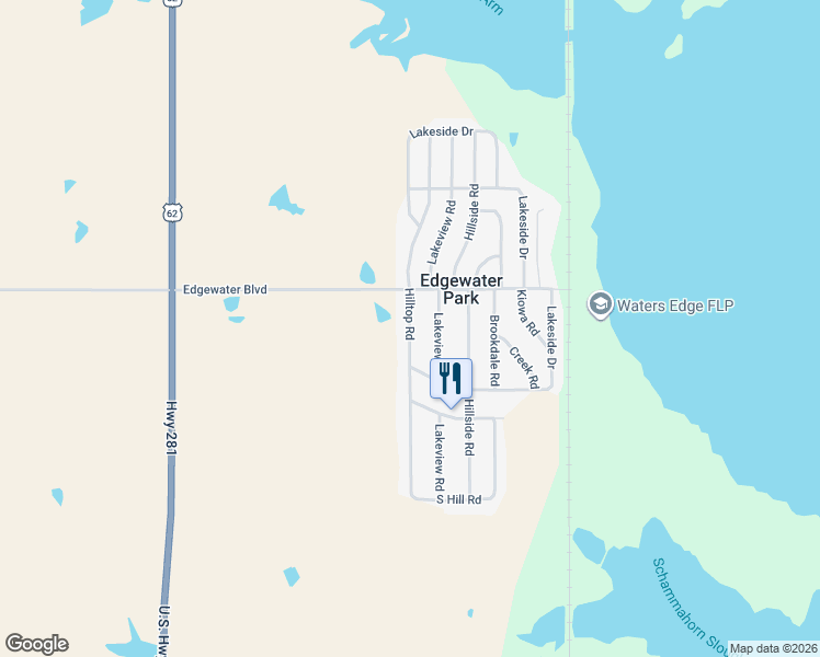 map of restaurants, bars, coffee shops, grocery stores, and more near 119 Hilltop Road in Apache