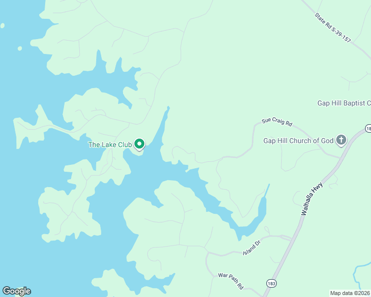 map of restaurants, bars, coffee shops, grocery stores, and more near 411-424 Sue Craig Road in Six Mile