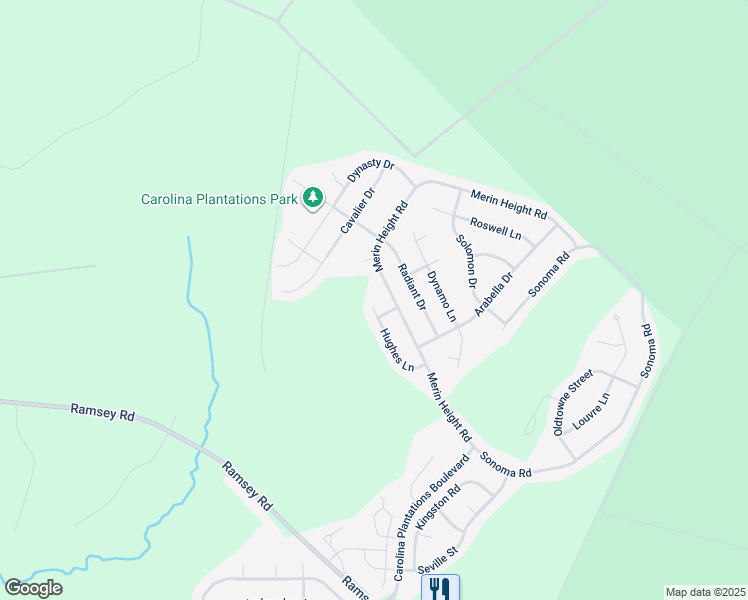 map of restaurants, bars, coffee shops, grocery stores, and more near 404 Skye Court in Jacksonville