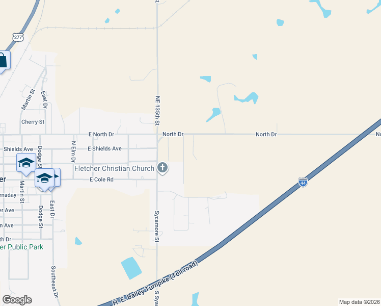 map of restaurants, bars, coffee shops, grocery stores, and more near 308 Weaver Way in Fletcher