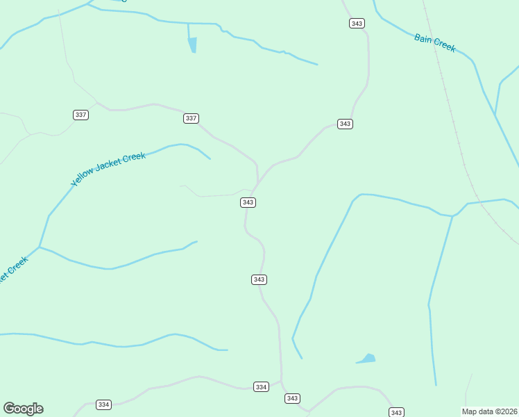 map of restaurants, bars, coffee shops, grocery stores, and more near 541 County Road 343 in Glen