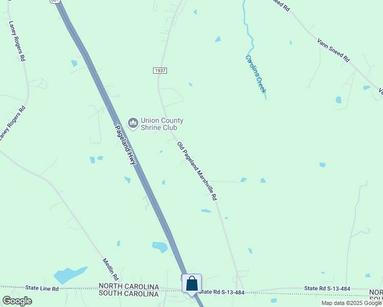 map of restaurants, bars, coffee shops, grocery stores, and more near 6703 Old Pageland Marshville Road in Marshville