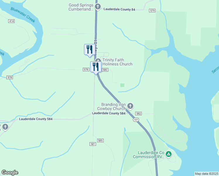 map of restaurants, bars, coffee shops, grocery stores, and more near 1008 Alabama 101 in Rogersville