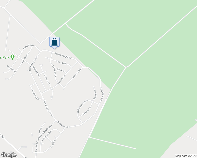 map of restaurants, bars, coffee shops, grocery stores, and more near 387 Sonoma Road in Jacksonville