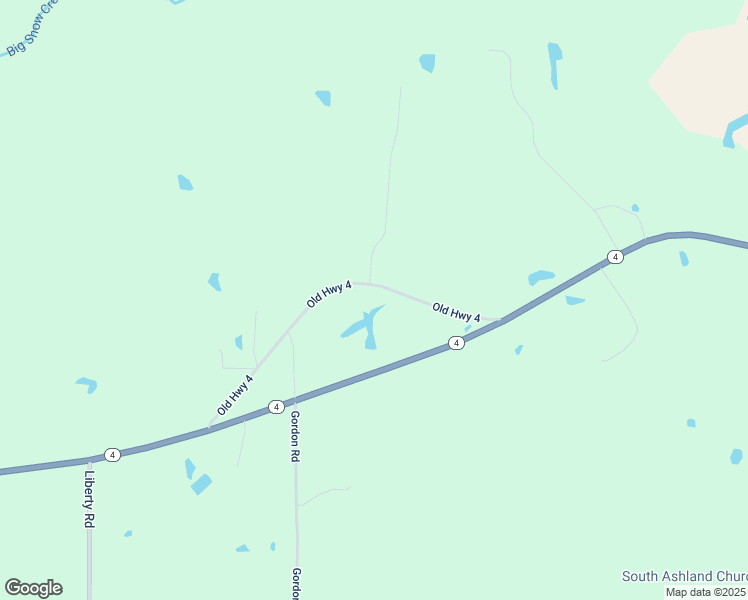 map of restaurants, bars, coffee shops, grocery stores, and more near 493 Old Mississippi 4 in Ashland
