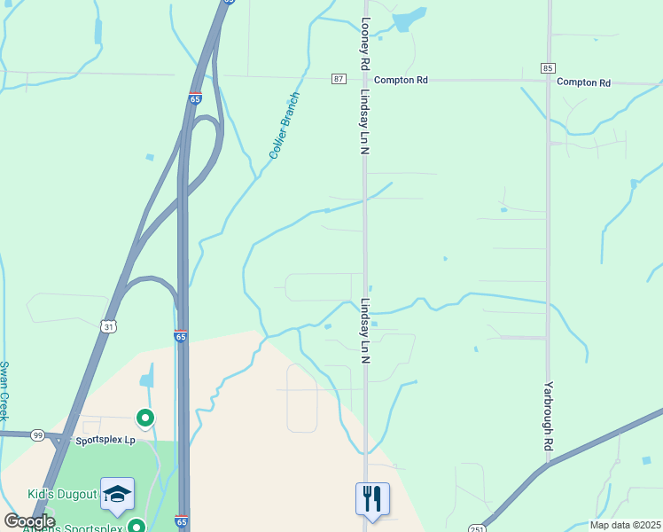map of restaurants, bars, coffee shops, grocery stores, and more near 21913 Silver Oaks Circle in Athens