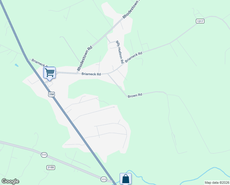 map of restaurants, bars, coffee shops, grocery stores, and more near 137 Brown Road in Jacksonville