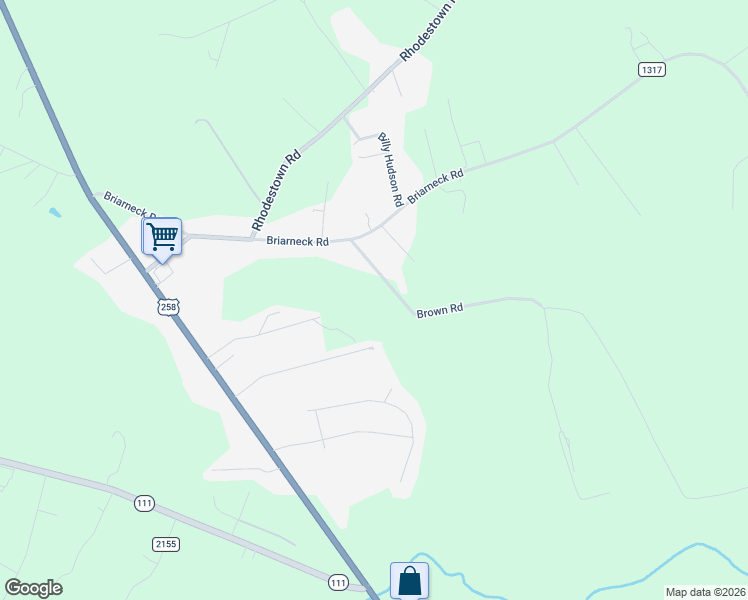 map of restaurants, bars, coffee shops, grocery stores, and more near 137 Brown Road in Jacksonville