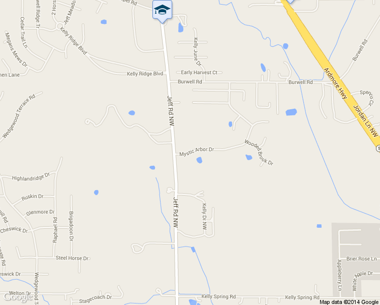 map of restaurants, bars, coffee shops, grocery stores, and more near 106 Mystic Arbor Drive in Harvest