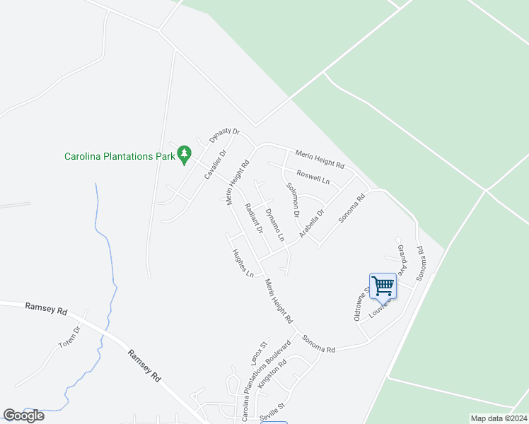 map of restaurants, bars, coffee shops, grocery stores, and more near 933 Dynamo Lane in Jacksonville