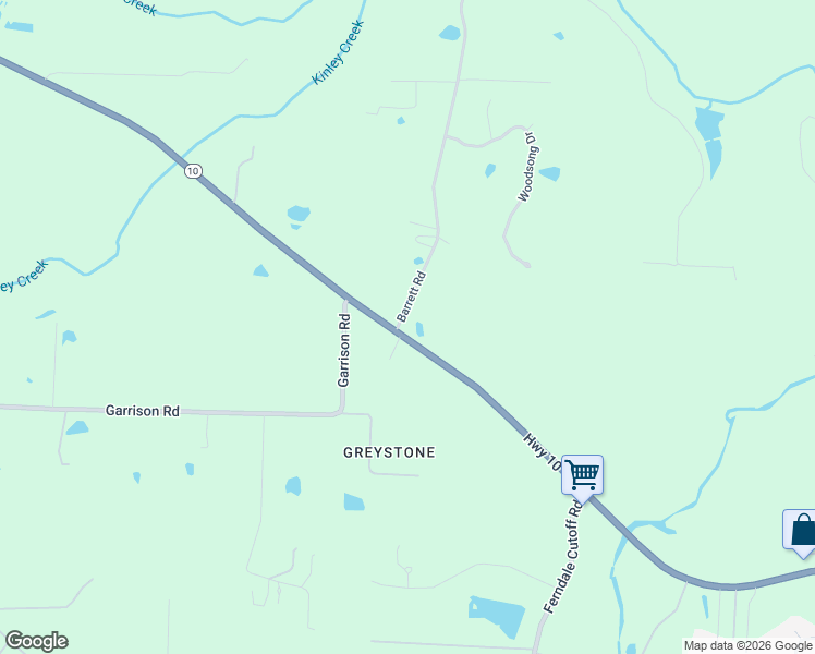 map of restaurants, bars, coffee shops, grocery stores, and more near Highway 10 in Little Rock