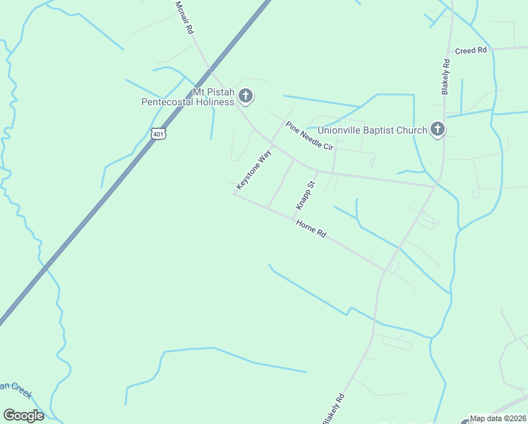 map of restaurants, bars, coffee shops, grocery stores, and more near 19680 Horne Road in Laurinburg