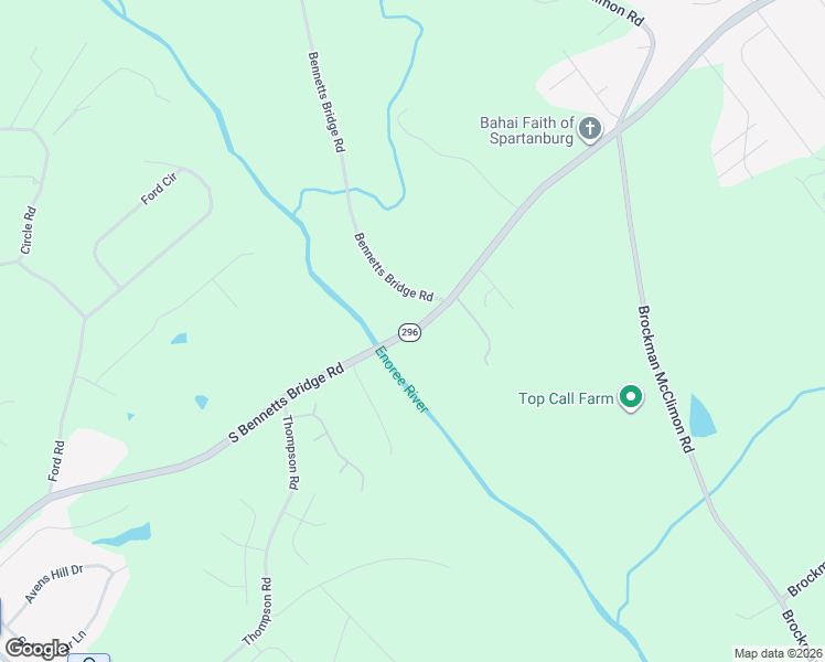 map of restaurants, bars, coffee shops, grocery stores, and more near 10911 Reidville Road in Greer