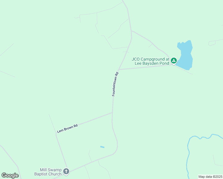 map of restaurants, bars, coffee shops, grocery stores, and more near 1996 Fountaintown Road in Chinquapin