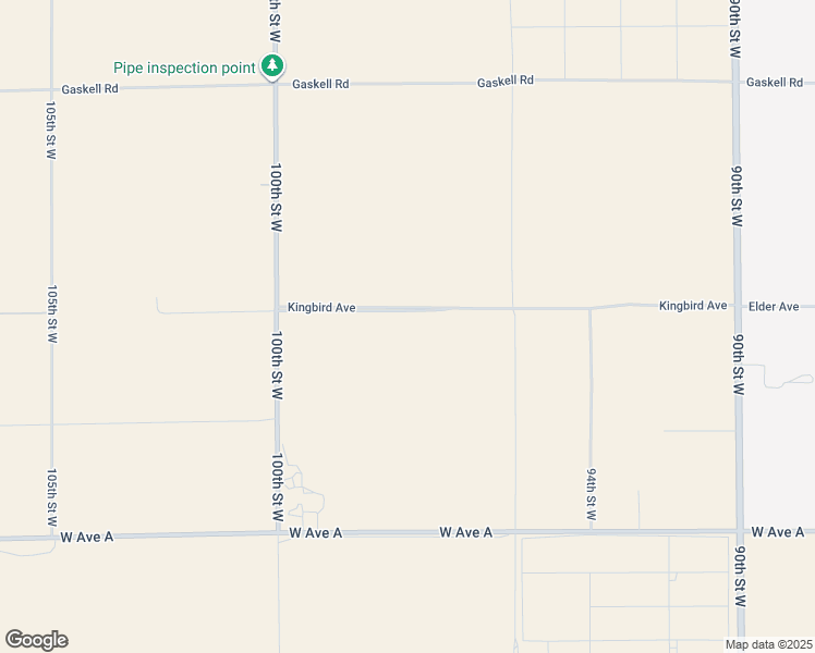 map of restaurants, bars, coffee shops, grocery stores, and more near Kingbird Avenue in Rosamond