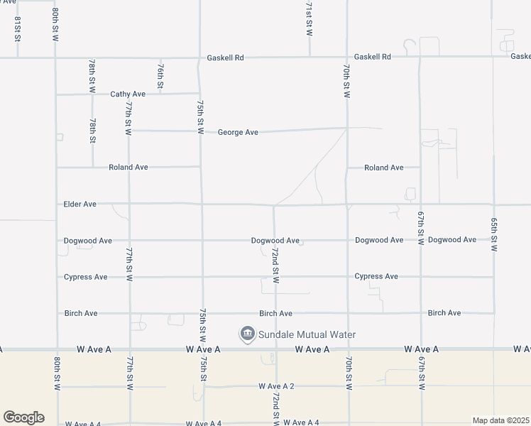 map of restaurants, bars, coffee shops, grocery stores, and more near 2 72nd Street West in Rosamond