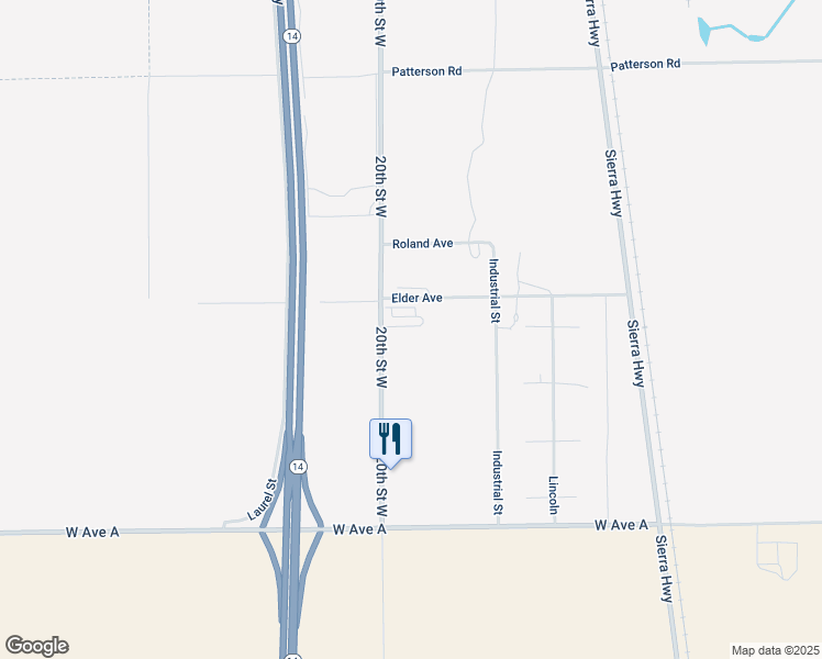 map of restaurants, bars, coffee shops, grocery stores, and more near in Rosamond